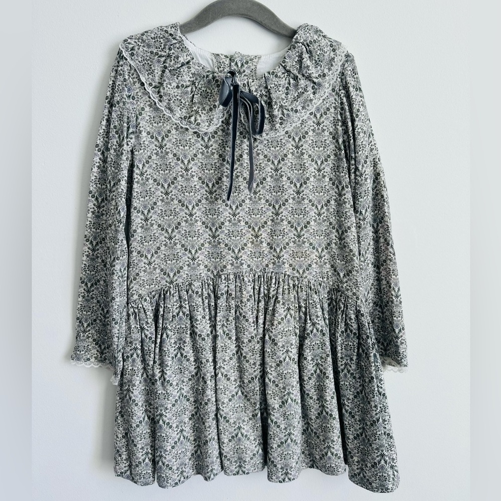 LA COQUETA Girls Green Chloe Dress Size 6Y
